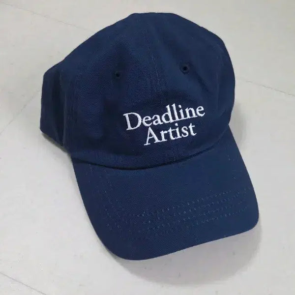 [BUNJANG] Purunsoop Deadline Artist Ball Cap Navy / 새상품 푸른숲 서울국제도서전 데드라인 아티스트 볼캡 모자 네이비