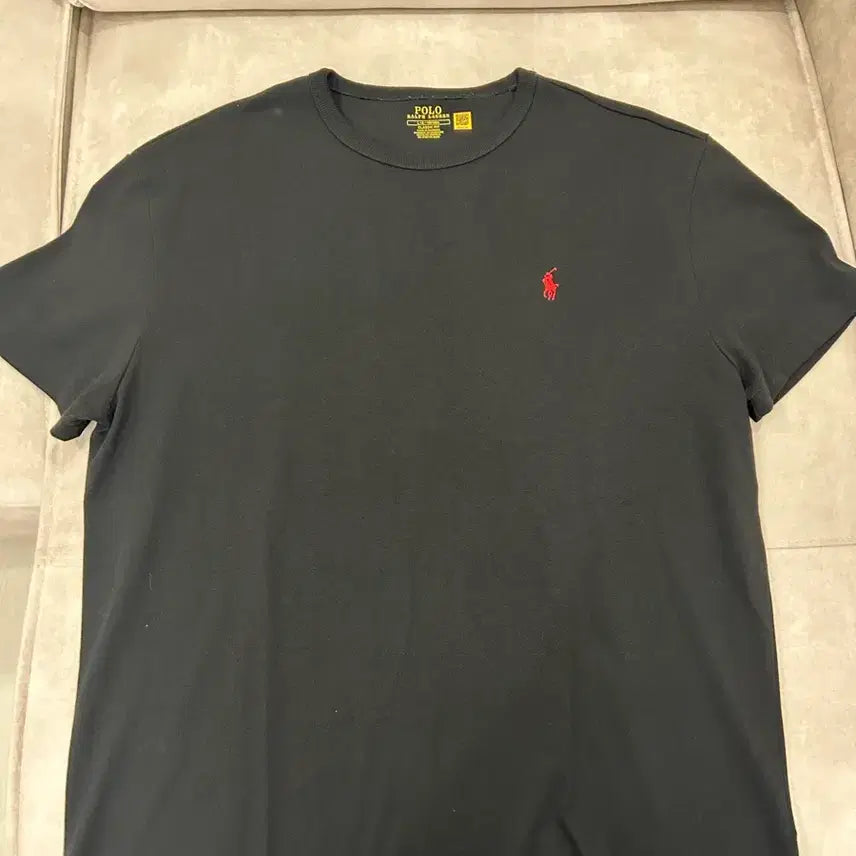 [BUNJANG] Polo Ralph Lauren Heavyweight T-Shirt Black L / 폴로 헤비웨이트 반팔티 L사이즈