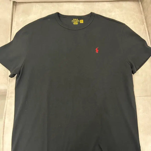 [BUNJANG] Polo Ralph Lauren Heavyweight T-Shirt Black L / 폴로 헤비웨이트 반팔티 L사이즈