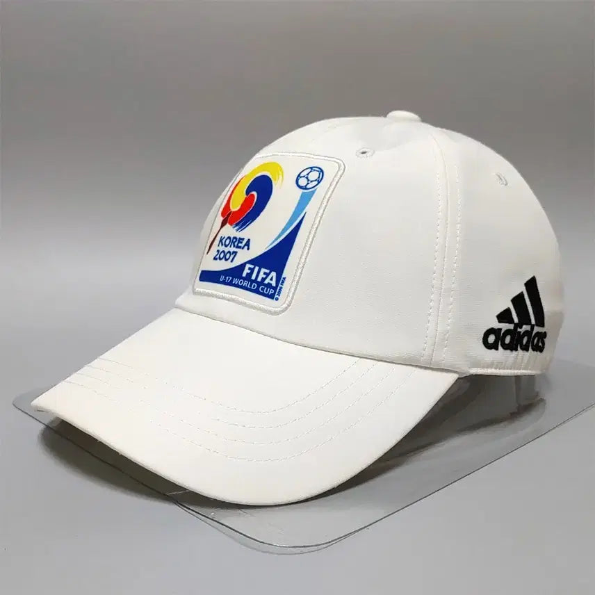 [BUNJANG] Adidas 2007 FIFA U-17 World Cup Cap White Polyester / 아디다스 2007 FIFA U-17 월드컵 모자 K-480