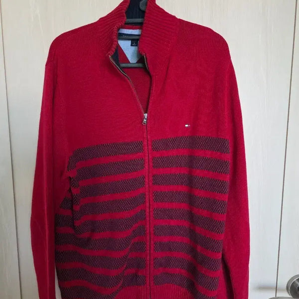 [BUNJANG] Tommy Hilfiger Men's Half-Zip Knit Sweater M / 남성 타미힐피거 반집업 니트 M