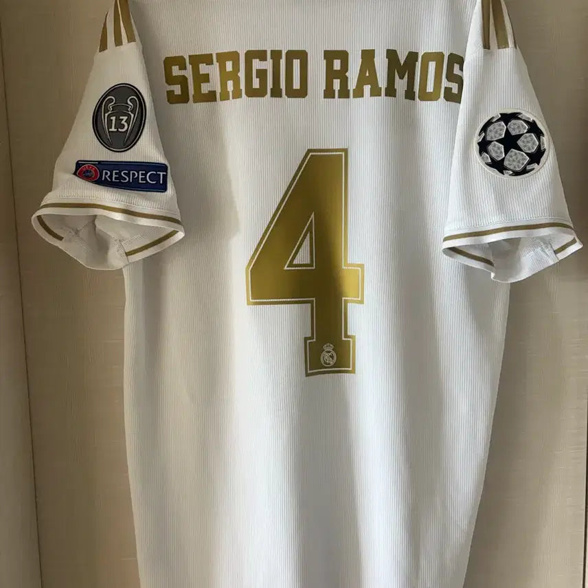 [BUNJANG] Real Madrid 2019-2020 Sergio Ramos Home Jersey (Authentic) / 19-20 레알마드리드 홈 세르히오 라모스 유니폼 정품
