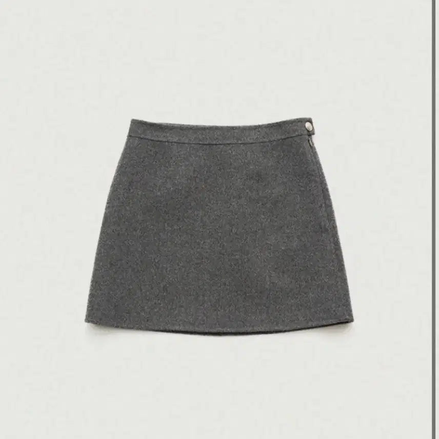 [BUNJANG] The Barnet Double Face Wool Mini Skirt - Grey, Size S / 더바넷 울 미니스커트