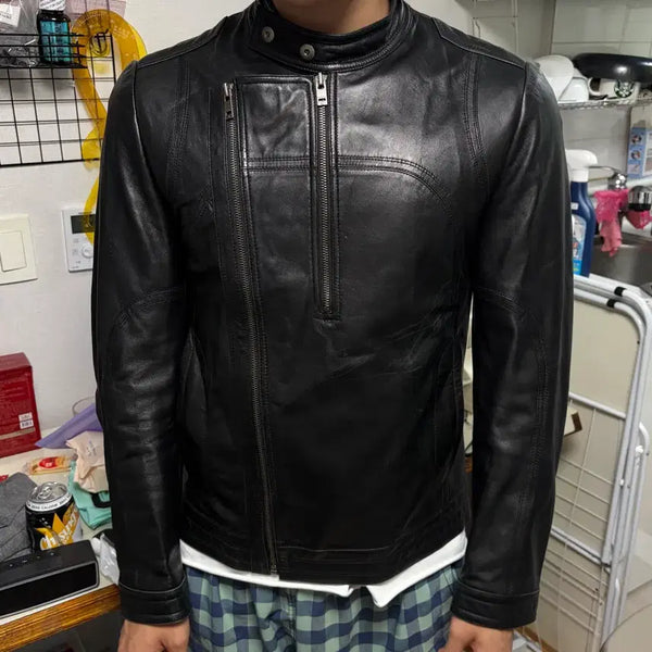 [BUNJANG] Cortis Genuine Leather Jacket (Size 95) / 코르티스 엄성현 맛 지오다노 양가죽 재킷 95