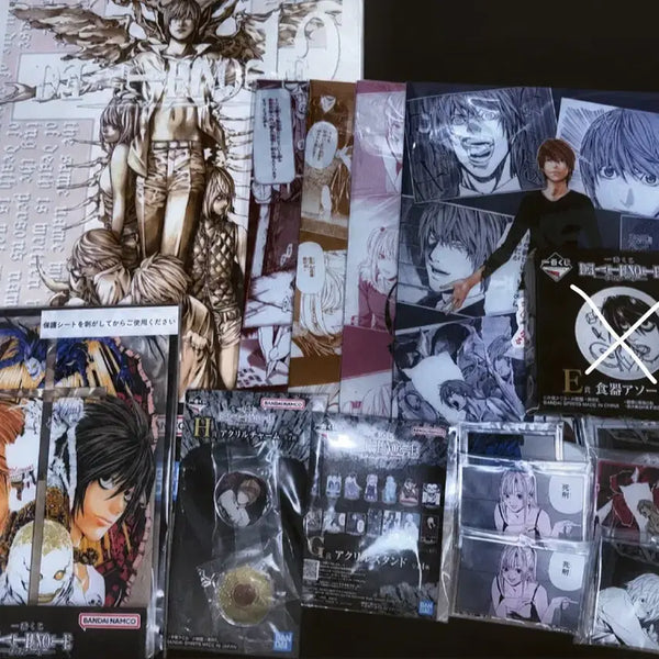 [BUNJANG] Death Note L & Light Bundle Set (Sealed) / 데스노트 Death note 엘,라이토 일괄