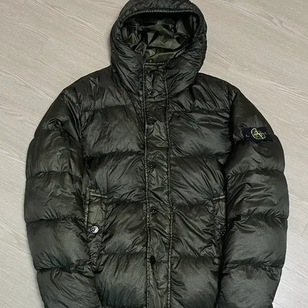 [BUNJANG] Stone Island Duck Down Padding Olive / [105] 스톤아일랜드 덕다운 패딩