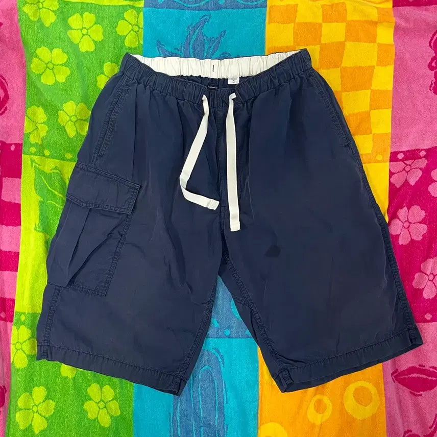 [BUNJANG] Nanamica Navy Cargo Shorts Size 36 / nanamica 나나미카 카고 반바지 네이비 36size