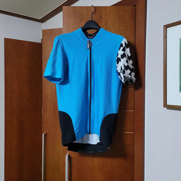 [BUNJANG] Assos Equipe Jersey Evo8 White, Blue / 아소스 이큅 져지 evo8 화이트, 블루