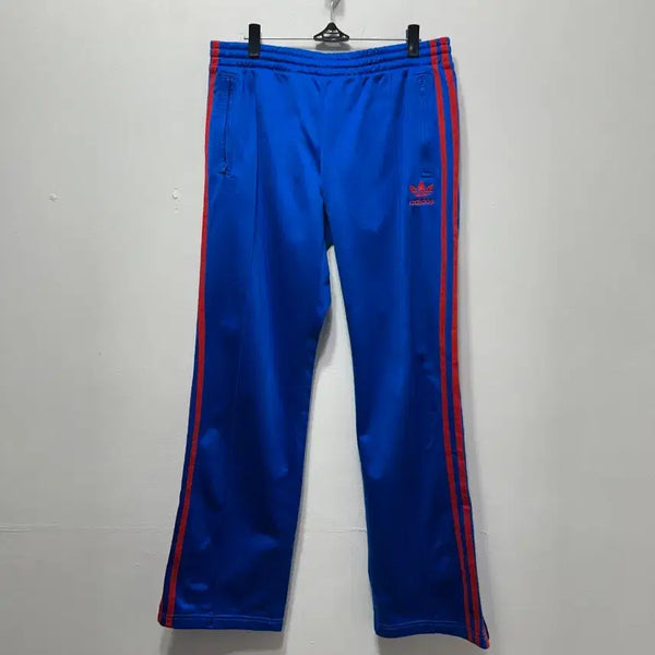 [BUNJANG] Adidas Track Pants Blue Red Three Stripes Size S / 아디다스 트랙팬츠 블루 레드 삼선 S