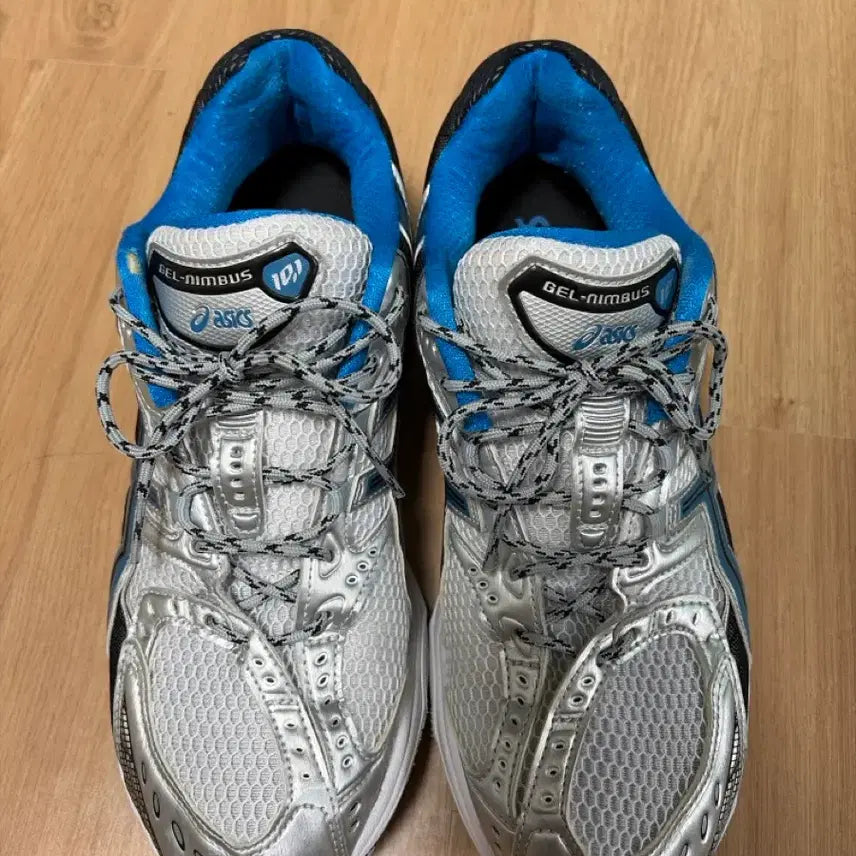 [BUNJANG] ASICS Gel Nimbus 10.1 White Directoire Blue Running Shoes Size 280 / 아식스 젤 님버스 10.1 화이트 디렉투아 블루 사이즈 280