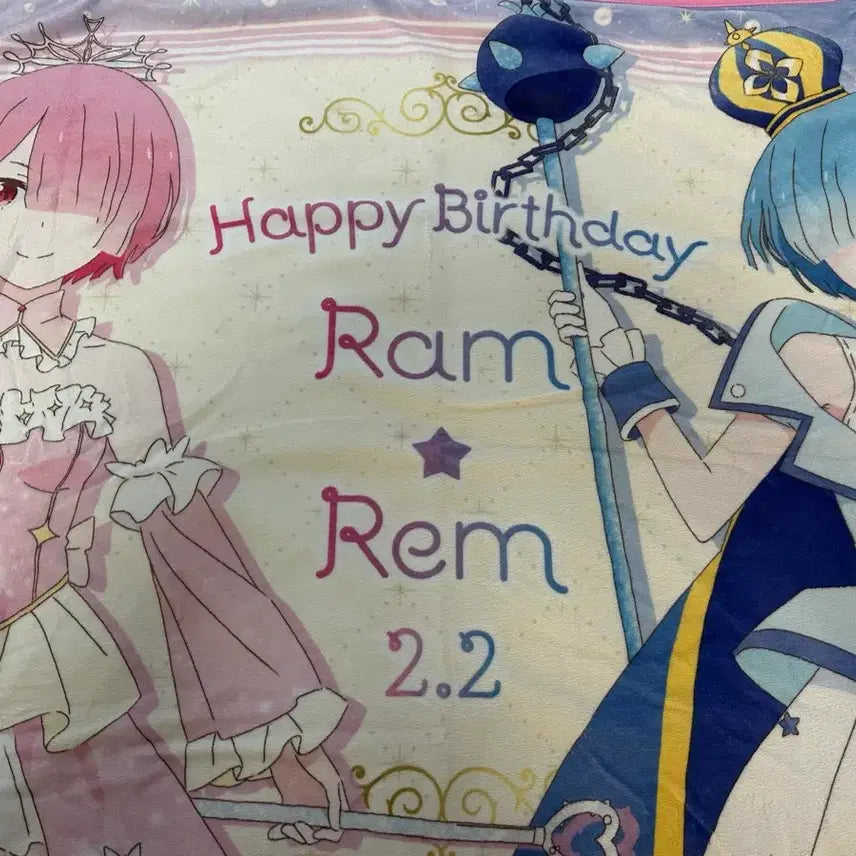 [BUNJANG] Rem & Ram 2024 Birthday Limited Blanket / 2024 렘람 생일한정담요 리제로