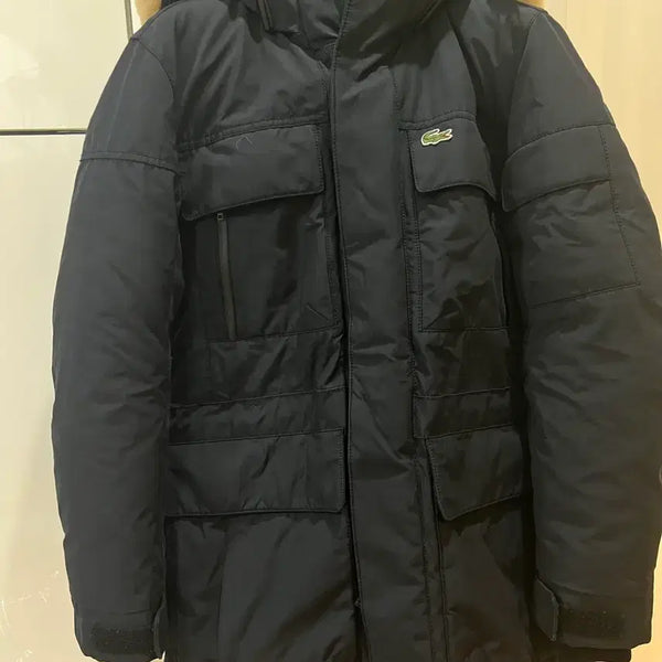[BUNJANG] Lacoste Down Padded Jacket Dark Navy / 라코스테 덕다운 패딩 100~슬림105