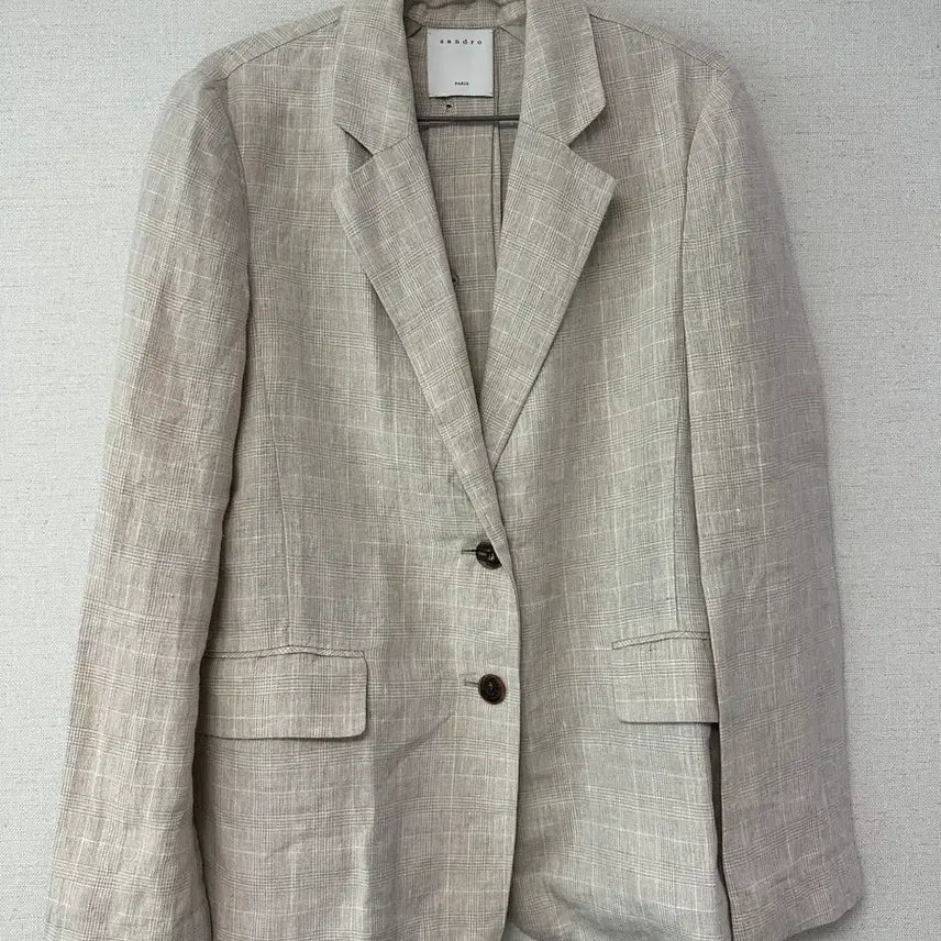 [BUNJANG] Sandro Linen Jacket / 산드로 린넨자켓