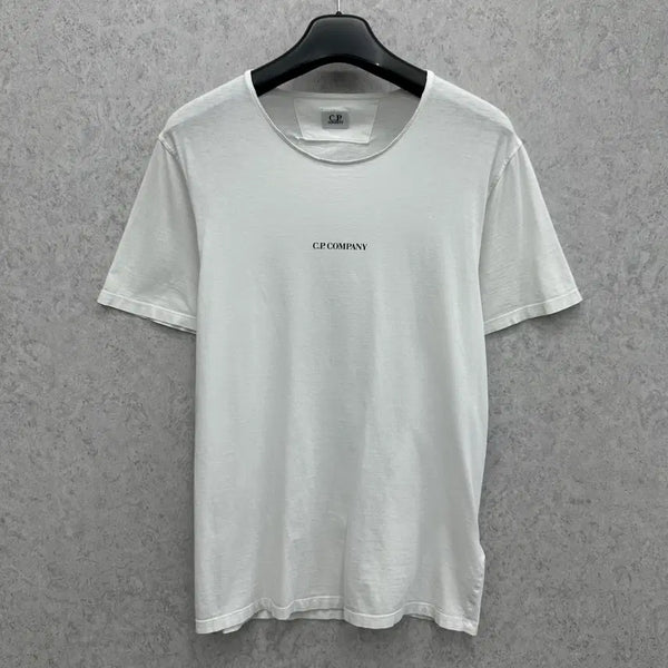 [BUNJANG] CP Company Men's Custom Wide Neck Short Sleeve T-shirt / 100 CP 컴퍼니 남자 커스텀 와이드넥 반팔 티셔츠