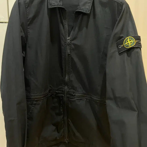 [BUNJANG] Stone Island Black Jacket Size M (103-105) / 스톤아일랜드 블랙자켓 103~105