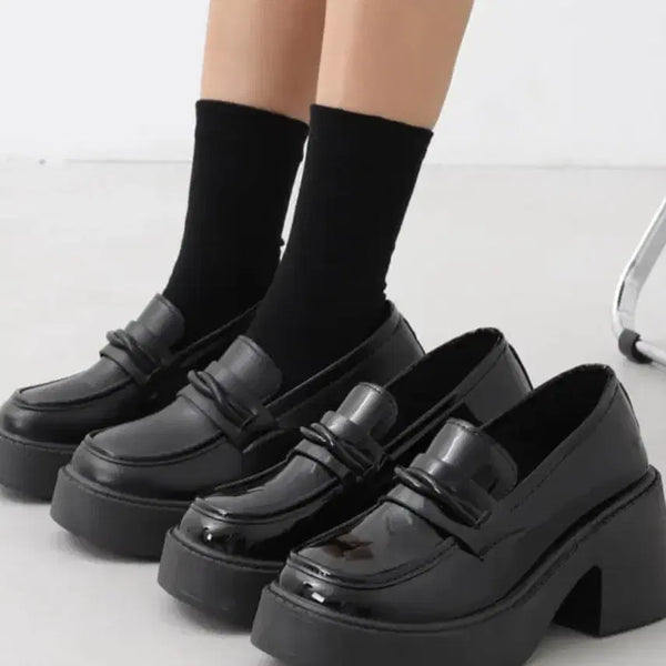 [BUNJANG] Platform Wedge Heel Boots / (급처네고가능)스텐딩화 통굽