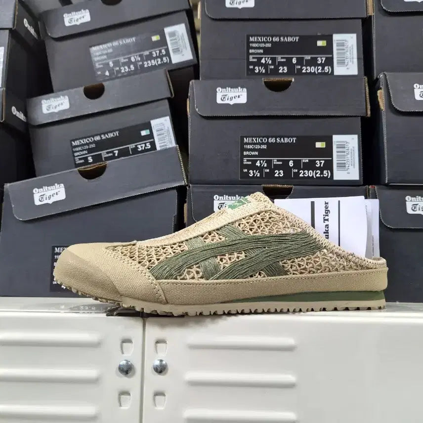 [BUNJANG] Onitsuka Tiger Mexico 66 Sabot Slip-On Shoes / 오니츠카타이거 사봇 뮬