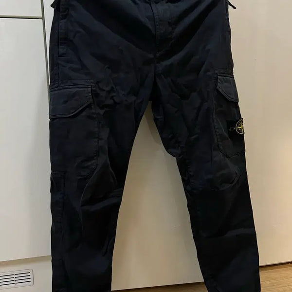 [BUNJANG] Stone Island Dark Navy Denim Jogger Pants (Size 30-32) / 스톤아일랜드 데님조거팬츠 30~32