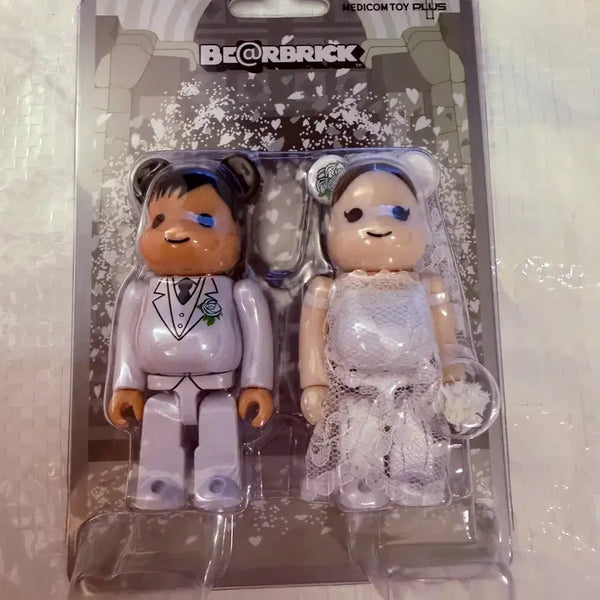 [BUNJANG] Bearbrick Wedding 100% Set / 베어브릭 웨딩 100% 세트