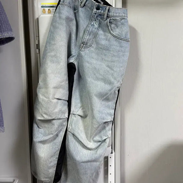 [BUNJANG] Alexander Wang Mixed Denim Jogger Pants / 알렉산더왕 믹스 데님