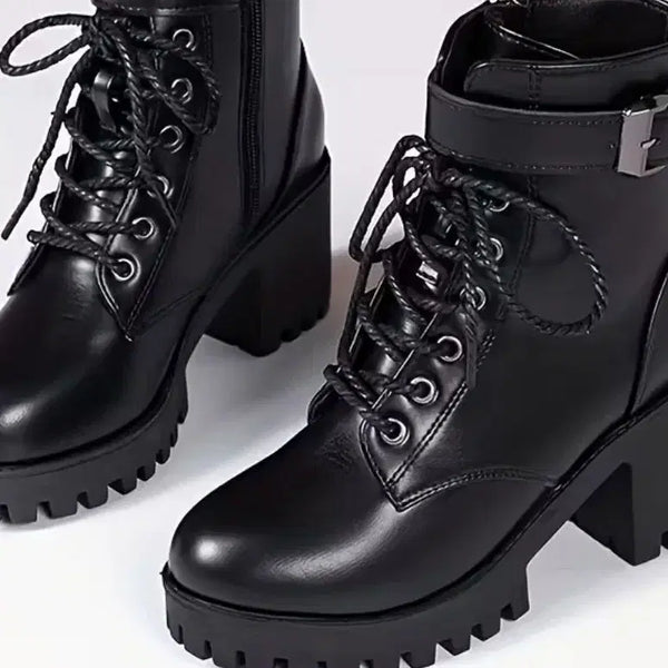 [BUNJANG] Platform Heel Shoes / (급처)통굽