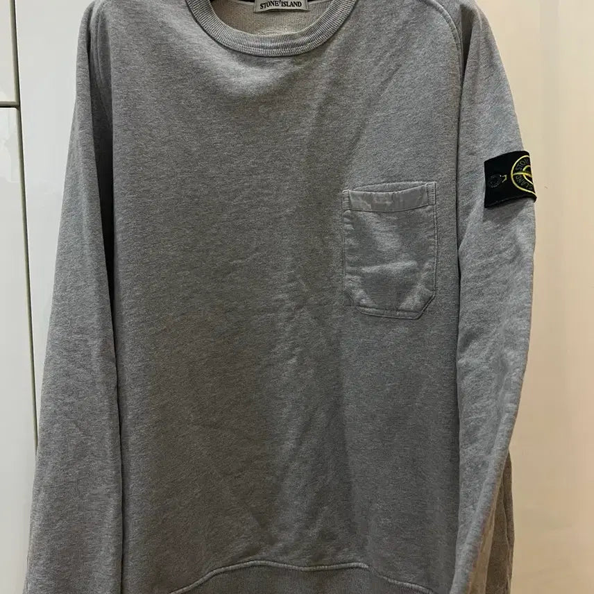 [BUNJANG] Stone Island Grey Sweatshirt L / 스톤아일랜드 그레이 맨투맨 L