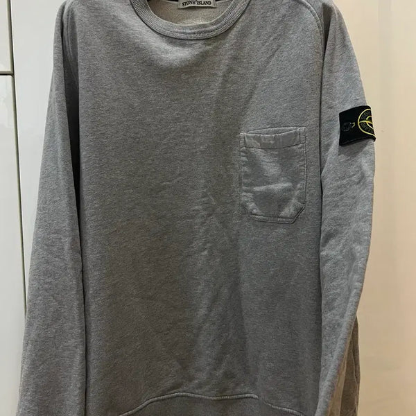 [BUNJANG] Stone Island Grey Sweatshirt L / 스톤아일랜드 그레이 맨투맨 L