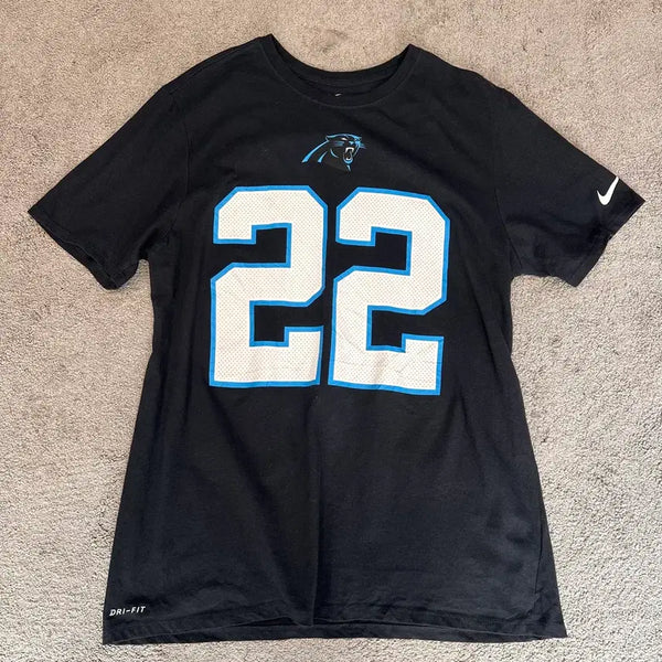 [BUNJANG] Nike NFL Carolina Panthers Christian McCaffrey #22 T-Shirt XL / 나이키 NFL 캐롤라이나 팬서스 티셔츠XL