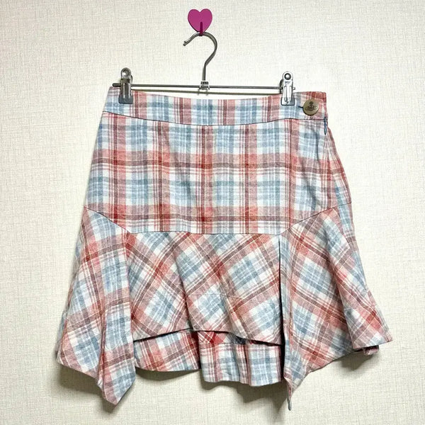 [BUNJANG] Vivienne Westwood Anglomania Check Mini Skirt Size 40 / 비비안웨스트우드 앵글로마니아 체크 미니스커트 40