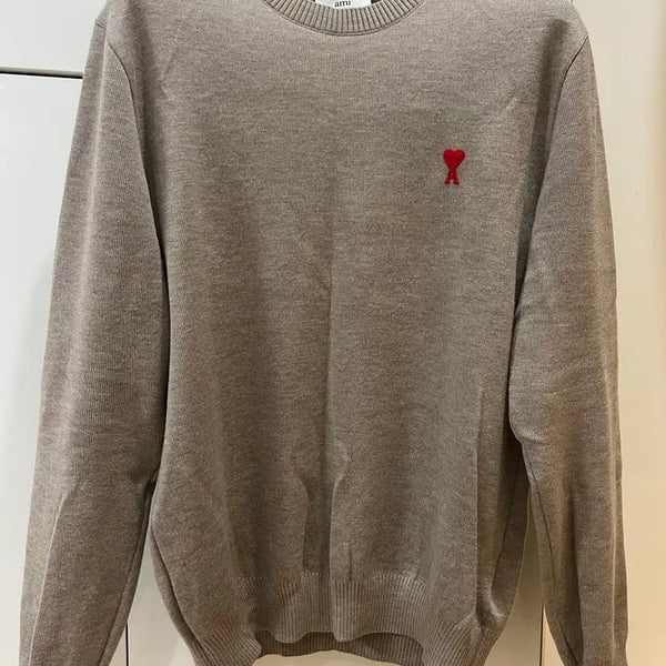 [BUNJANG] Ami Beige Knit XL / 23fw 아미 베이지니트 xl (새상품급)