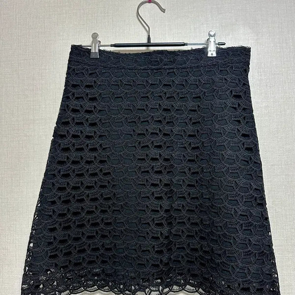 [BUNJANG] Sandro Lace Mini Skirt Black Size 2 / 산드로 레이스 스커트 블랙 2 사이즈