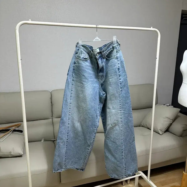 [BUNJANG] Light Wash Wide Leg Denim Pants M / 연청 와이드 팬츠m