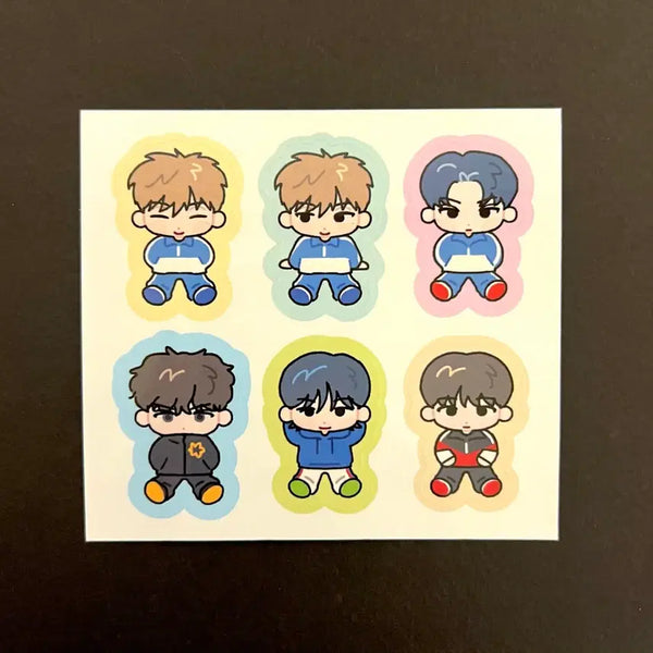 [BUNJANG] Garbage Time Bangtan Sangho Junsu Jongsu Byungchan Youngjung Sticker Goods / 가비지타임 갑타 뽯님 상호 준수 종수 병찬 영중 스티커 굿즈