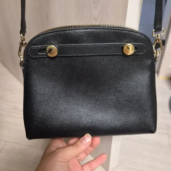 [BUNJANG] Furla Saffiano Leather Mini Crossbody Bag Black / 훌라 여성 크로스백 블랙