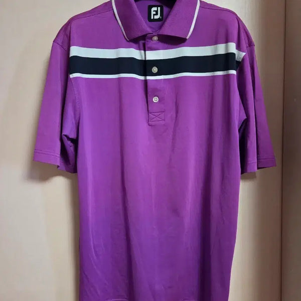[BUNJANG] FootJoy Purple Golf Short Sleeve Polo Shirt / FJ 풋조이 퍼플 골프 반팔 카라티