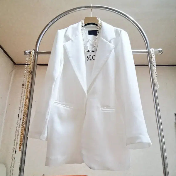 [BUNJANG] White Oversized Jacket / 화이트  오버핏 자켓