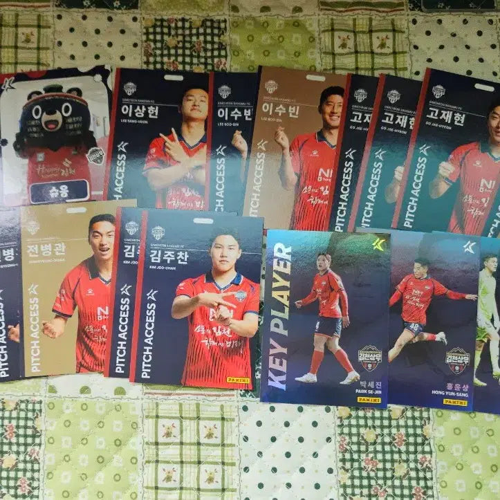 [BUNJANG] Panini K League 2026 Kimcheon Sangmu FC Card Bundle Set / 2026 k리그 파니니 김천상무fc 20장 일괄판매