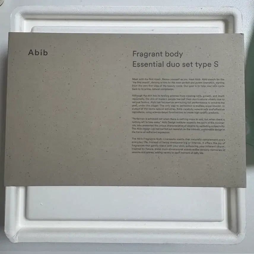 [BUNJANG] Abib Fragrant Body Essential Duo Set S / 아비브 프라그런트 바디 에센셜 듀오 세트 S