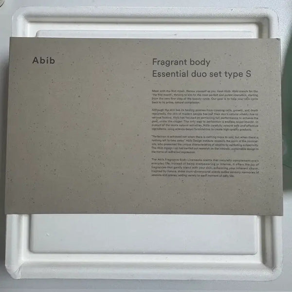 [BUNJANG] Abib Fragrant Body Essential Duo Set S / 아비브 프라그런트 바디 에센셜 듀오 세트 S