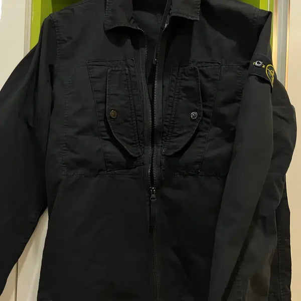 [BUNJANG] Stone Island 25FW Denim Jacket Black Size M (Fits 100-105) / 25fw 스톤아일랜드 데님자켓 100~105