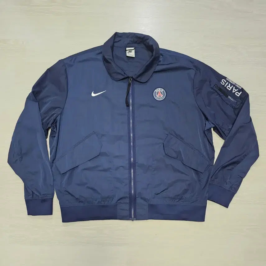 [BUNJANG] Nike PSG Bomber Jacket (DN1489-410) / [중고 XL] PSG 봄버 자켓 바람막이 (DN1489-410)