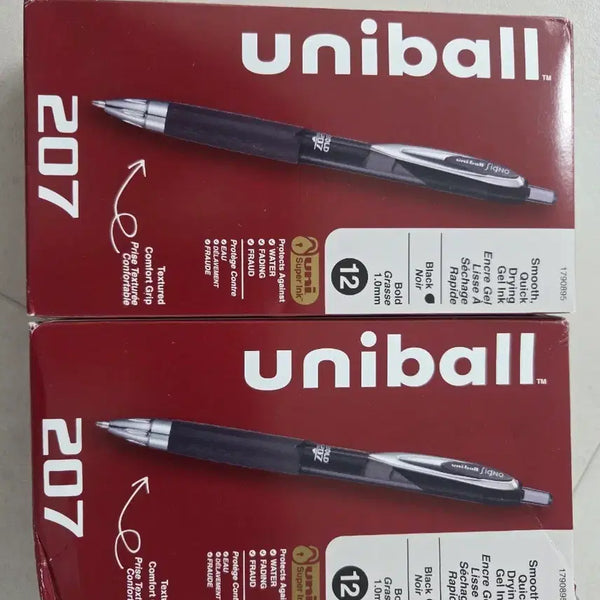 [BUNJANG] Uni Signo 207 1.0mm Black Ballpoint Pen (20-Count) / 북미판 유니 시그노207  1.0mm 검정볼펜 20개 팝니다