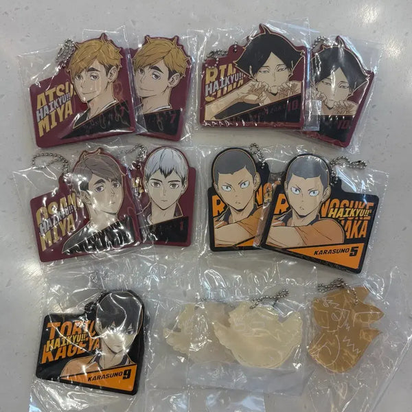 [BUNJANG] Haikyu!! Ichiban Kuji Strongest Challenger Lower Prize Rubber Charm Acrylic Keychain Set / 하이큐 이치방쿠지 최강의 도전자 하위상 러버참 아크릴 키링 일괄