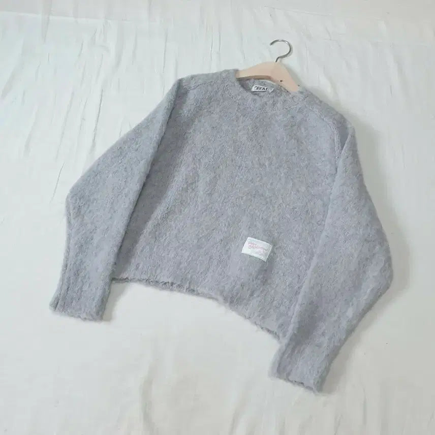 [BUNJANG] Grove Miley Wool Knit - Grey / 그로브 마일리 울 니트