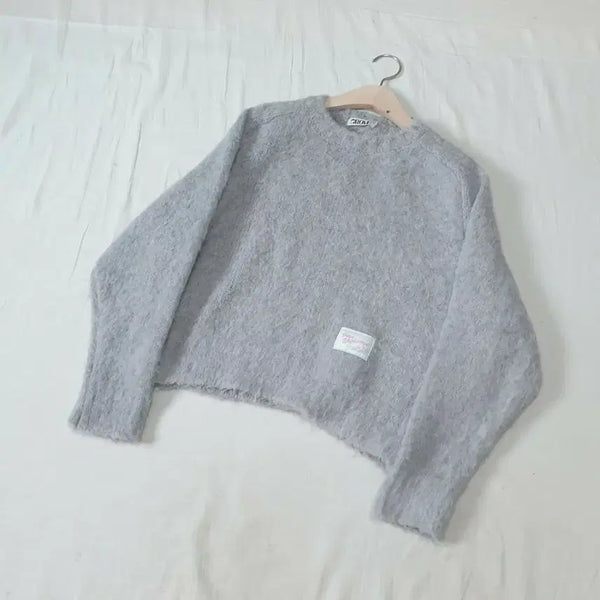 [BUNJANG] Grove Miley Wool Knit - Grey / 그로브 마일리 울 니트