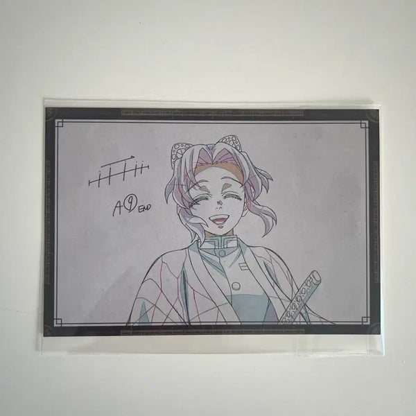 [BUNJANG] Demon Slayer: Mugen Train Ufotable Shinobu Original Art Postcard / 귀멸의칼날 무한성 유포테이블 시노부 원화 엽서 판매합니다.