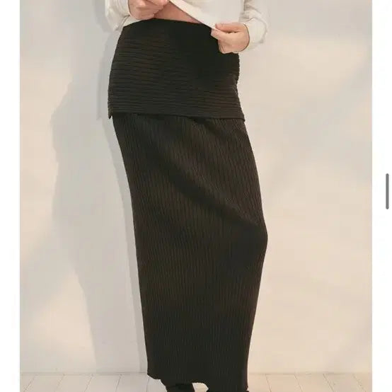 [BUNJANG] Sita Every Day Comfort Knit Long Skirt / 씨타 Every Day Comfort Knit Long Skirt