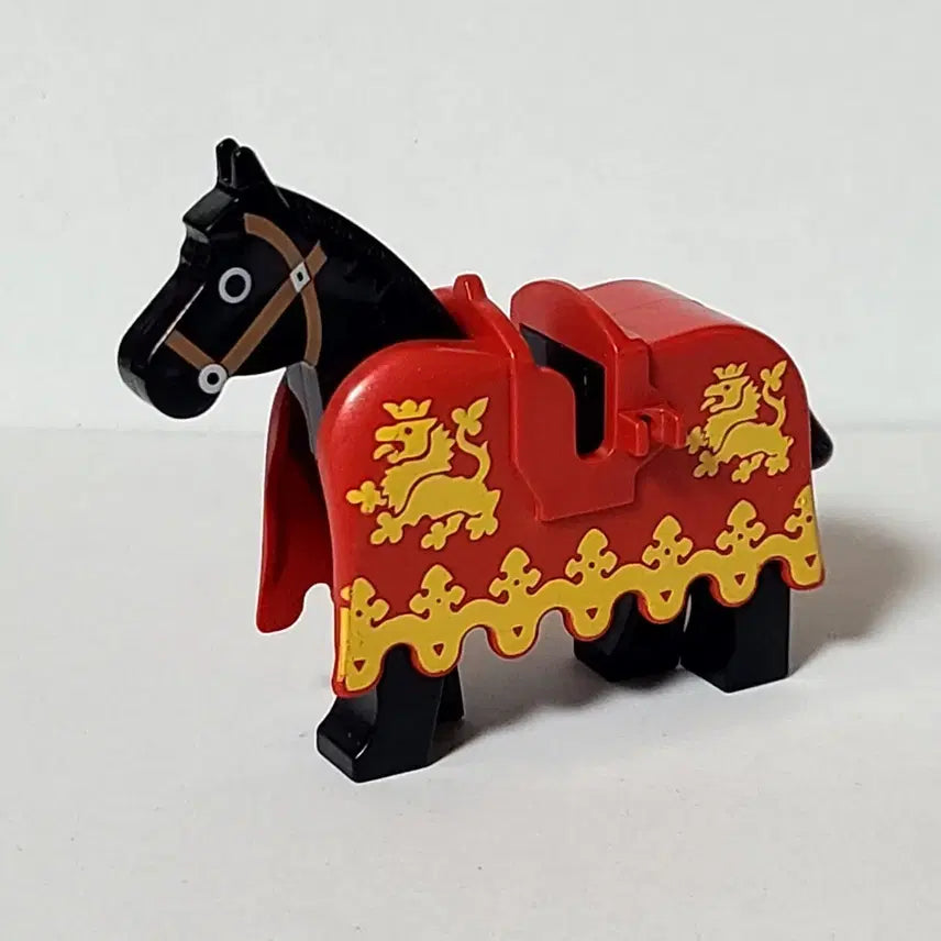 [BUNJANG] Lego Castle Lion Knight's Castle 1 Black Horse / 레고 캐슬 사자성 말바딩 #1 검정말