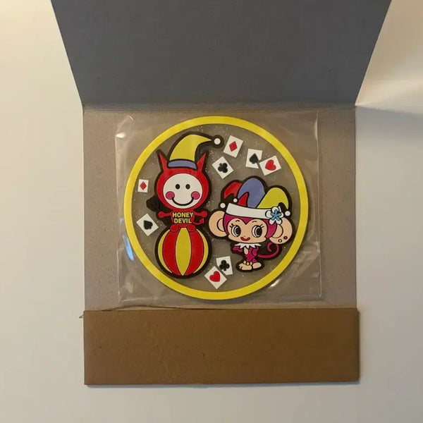 [BUNJANG] Narumiya Characters Gacha Clear Rubber Coaster (Minky, Honey Devil) / 나루미야 캐릭터즈 가챠 클리어 러버 코스터 밍키,허니데빌