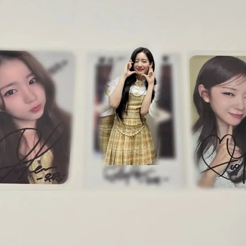 [BUNJANG] Woo!ah! Wooyeon Signed Polaroid & Photocard Set / !!급전!! 우아 우연 싸인폴라 싸인포카 세트
